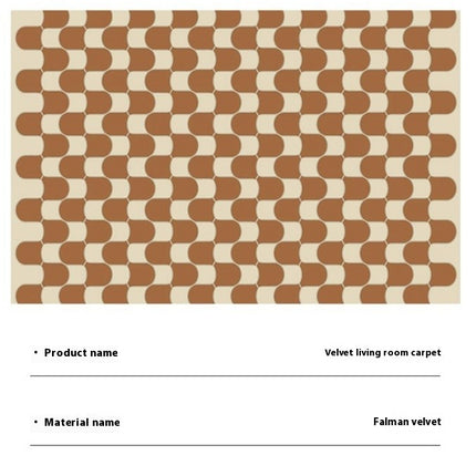 Modern Geometric Area Rug Contemporary Indoor Non Slip Carpet for Bedroom Kitchen Dining Room