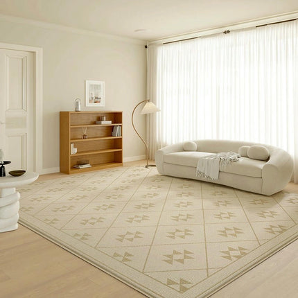 Geometric Area Rug Contemporary Indoor Non Slip Carpet for Living Room Large Soft Carpet