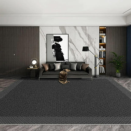 Black Carpets Contemporary Living Room Rug Large Floor Rugs Indoor Floor Home Decor Carpet