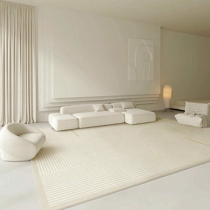 Area Rug Washable Modern Textured Area Rug Indoor Non-Slip Floor Carpet Rug