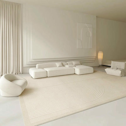 Area Rug Washable Modern Textured Area Rug Indoor Non-Slip Floor Carpet Rug
