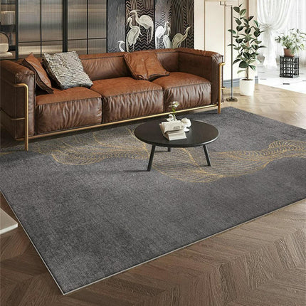 Art Area Rugs for Living Room Modern Floral Rug Machine Washable, Non Slip Soft Carpet