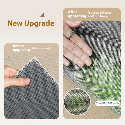 Art Area Rugs for Living Room Modern Floral Rug Machine Washable, Non Slip Soft Carpet