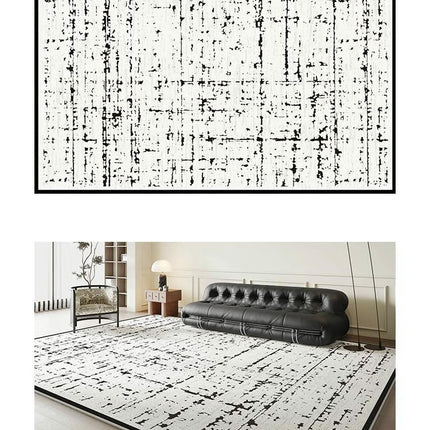Abstract Art Area Rugs for Living Room Modern Rug Machine Washable, Non Slip Soft Carpet