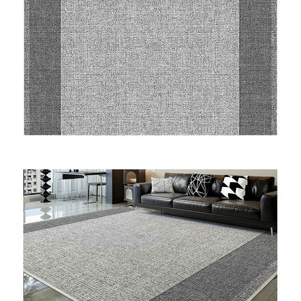 Contemporary Living Room Rug Large Floor Rugs Indoor Floor Home Decor Carpet Black Carpets