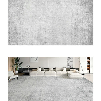 Abstract Gray Rug Area Rugs for Living Room Modern Rug Machine Washable, Non Slip Soft Carpet