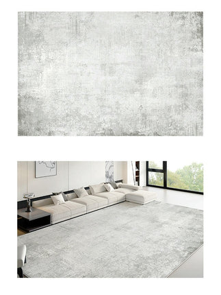 Abstract Gray Rug Area Rugs for Living Room Modern Rug Machine Washable, Non Slip Soft Carpet