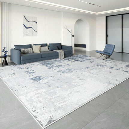 Abstract Area Rug Modern Rugs for Living Room Neutral Machine Washable Rug Non Slip Carpet