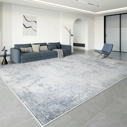 Abstract Area Rug Modern Rugs for Living Room Neutral Machine Washable Rug Non Slip Carpet
