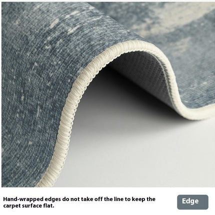 Abstract Area Rug Modern Rugs for Living Room Neutral Machine Washable Rug Non Slip Carpet