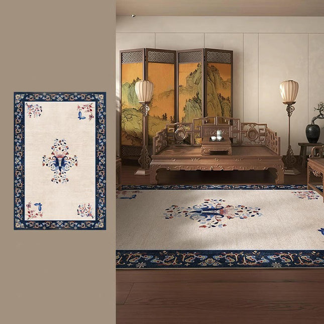 Area Rug for Living Room Machine Washable Rugs Vintage Low Pile Indoor Floor Carpet Rugs for Bedroom 1