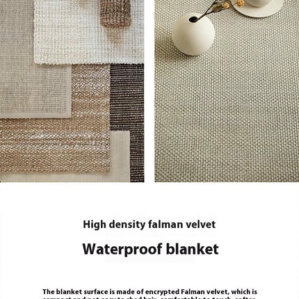 Modern Light Luxury Rug Non Slip Area Rug, Rugs for Living Room, Kitchen, Bedroom, Bathroom