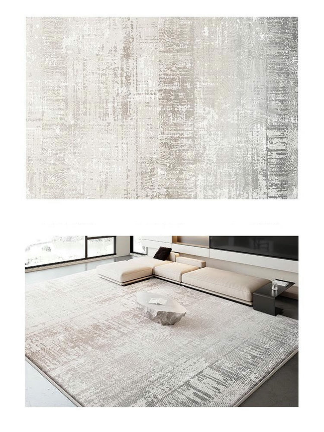 Light Luxury Abstract Large Area Rugs Modern Rug Non Slip Area Rug, Rugs for Living Room Bedroom