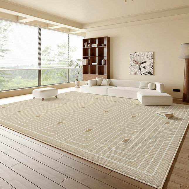 Geometric Living Room Rugs Large Indoor Floor Carpet Modern Rug Non Slip Decor Area Rug