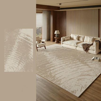 Geometric Washable Area Rug Living Room Large Rugs Soft Low-Pile Floor Carpet for Contemporary