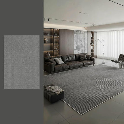 Geometric Black Carpets Modern Living Room Rug Large Floor Rugs Washable Indoor Floor Carpet