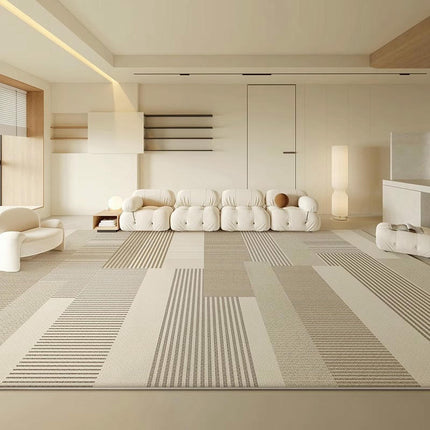 Geometric Area Rug,Modern Abstract Art Floor Throw Rugs Washable Indoor Carpet for Living Room