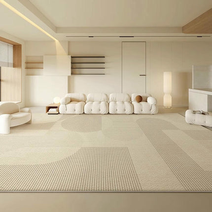 Geometric Area Rug,Modern Abstract Art Floor Throw Rugs Washable Indoor Carpet for Living Room