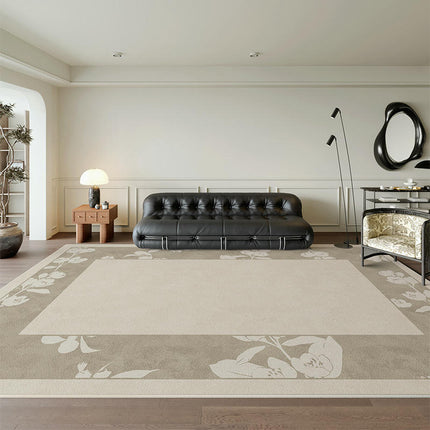 Decor Carpet Light Luxury Area Rug Flower Rugs Washable Indoor Carpet for Living Room