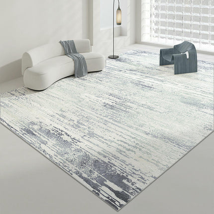 Decor Carpet Large Area Rugs Black and Gray Rugs Washable Indoor Carpet for Living Room