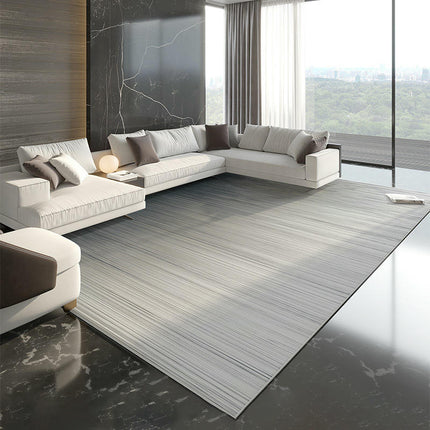 Decor Carpet Large Area Rugs Black and Gray Rugs Washable Indoor Carpet for Living Room