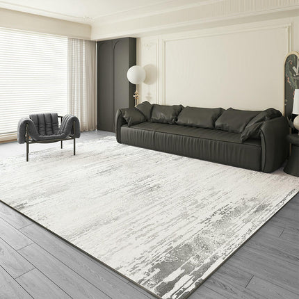 Decor Carpet Large Area Rugs Black and Gray Rugs Washable Indoor Carpet for Living Room
