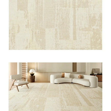 Abstract Washable Area Rug Living Room Large Rugs Soft Low-Pile Floor Carpet for Contemporary