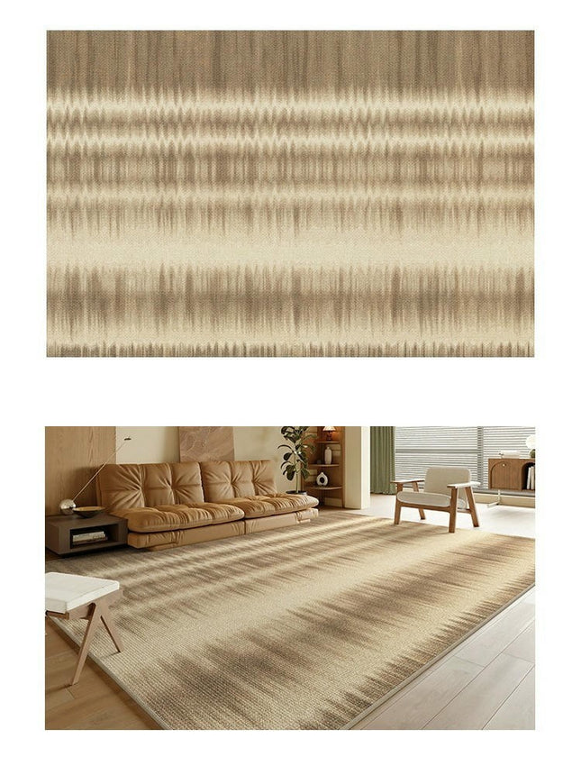 Abstract Washable Area Rug Living Room Large Rugs Soft Low-Pile Floor Carpet for Contemporary