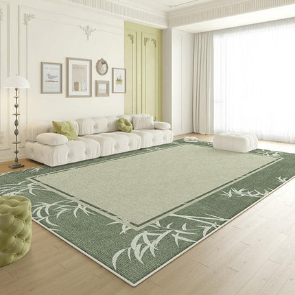 Abstract Green Area Rug Non-Slip Modern Rugs Carpets for Indoor Home Decor Living Room Carpet