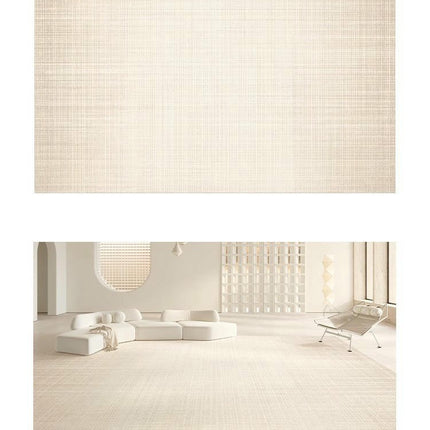 Abstract Cream Area Rug Non-Slip Modern Rugs Carpets for Indoor Home Decor Living Room Carpet