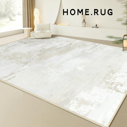 Low Pile Indoor Floor Carpet Washable Rug Modern Rugs for Living Room Bedroom, Geometric Area Rugs