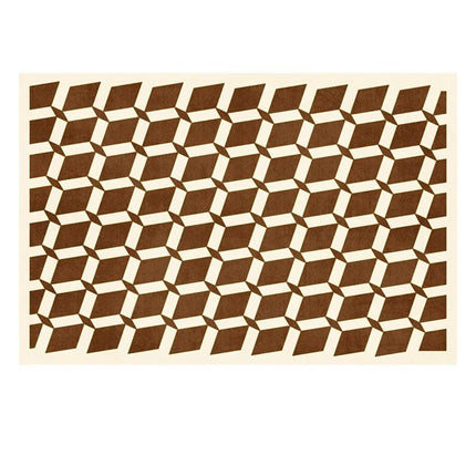 Checkered Large Area Rug Large Soft Modern Carpet Modern Non-Slip Soft Carpets