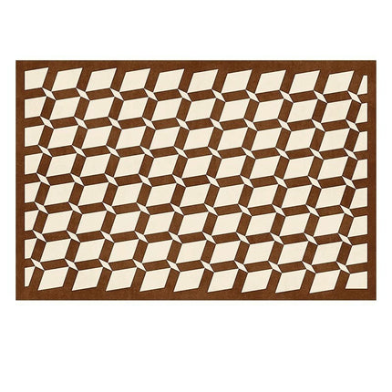 Checkered Large Area Rug Large Soft Modern Carpet Modern Non-Slip Soft Carpets