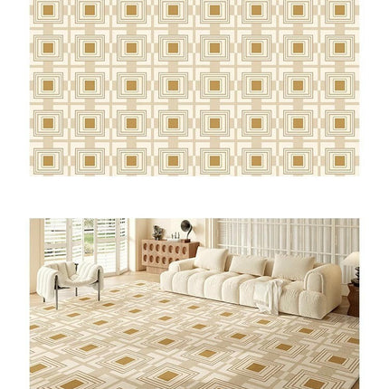 Soft Decor Carpets Checkered Area Rugs for Living Room Washable Large Rug Rug for Indoor 1
