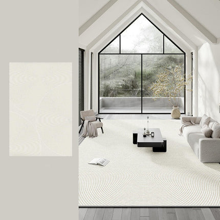 Rug for Indoor Decor Carpets Cream Area Rugs for Living Room Washable Large Rug 1
