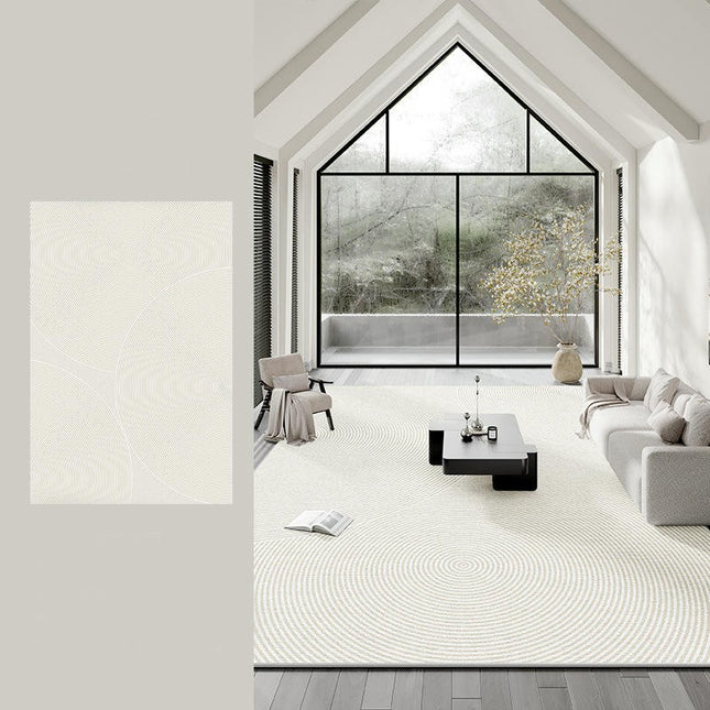 Rug for Indoor Decor Carpets Cream Area Rugs for Living Room Washable Large Rug 1