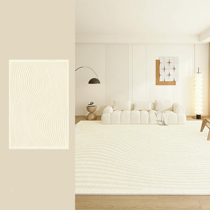 Rug for Indoor Decor Carpets Cream Area Rugs for Living Room Washable Large Rug
