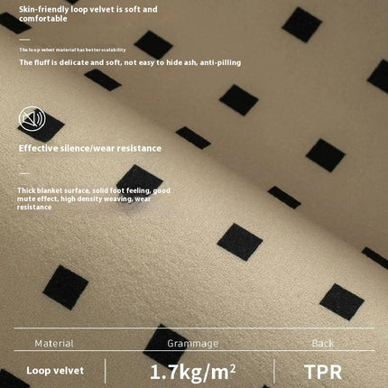 Decor Carpets Checkered Rug Washable Area Rugs Indoor Carpet for Living Room Geometric Rugs