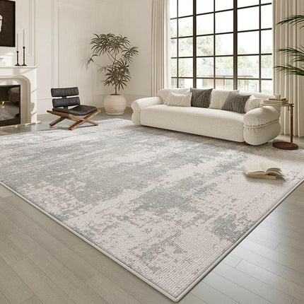 Decor Carpets Modern Abstract Area Rug Indoor Carpet for Living Room Soft Grey Rugs