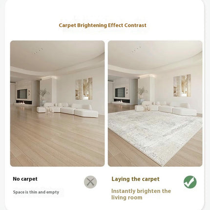 Decor Carpets Modern Abstract Area Rug Indoor Carpet for Living Room Soft Grey Rugs