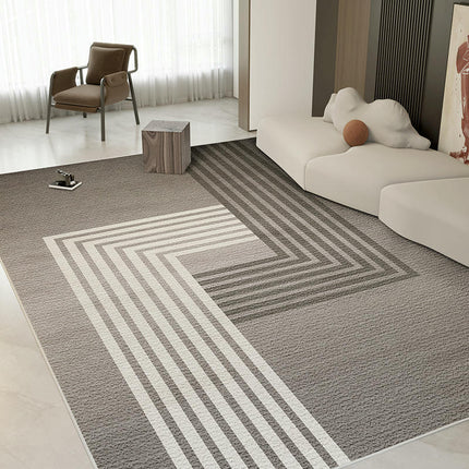 Low Pile Abstract Non-Slip Carpet Modern Area Rug Indoor Carpet for Living Room
