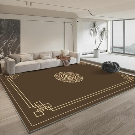 Vintage Carpet Indoor Carpet for Living Room Low Pile Non-Slip Carpet Area Rug