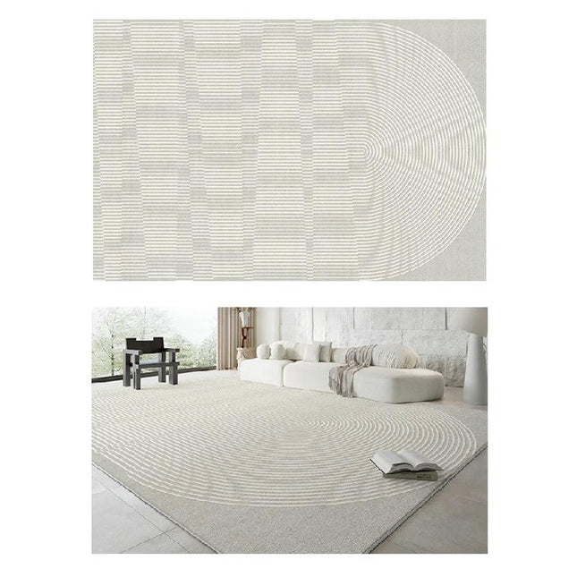 Area Rugs for Living Room Washable, Soft Rugs Abstract Geometric Indoor Floor Carpet