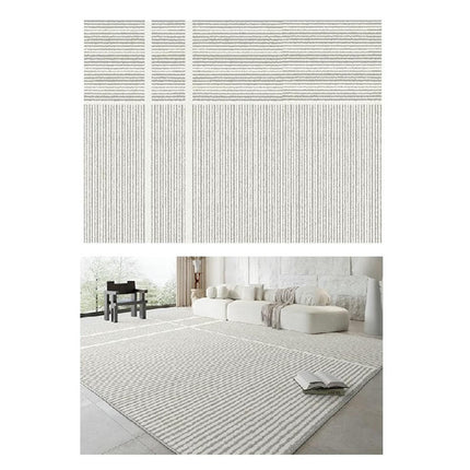 Area Rugs for Living Room Washable, Soft Rugs Abstract Geometric Indoor Floor Carpet
