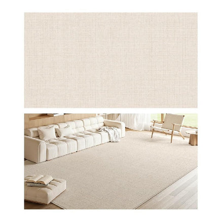 Abstract Cream Indoor Floor Carpet Area Rugs for Living Room Washable, Soft Rugs