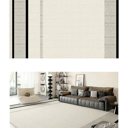 Rugs for Room Decor Indoor Cream Large Area Rug Large Soft Modern Carpet