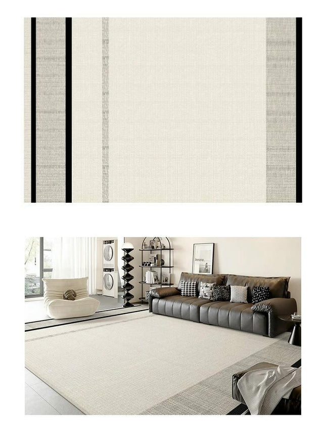 Rugs for Room Decor Indoor Cream Large Area Rug Large Soft Modern Carpet