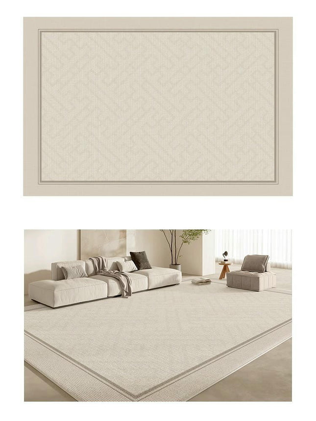 Rugs for Room Decor Indoor Cream Large Area Rug Large Soft Modern Carpet