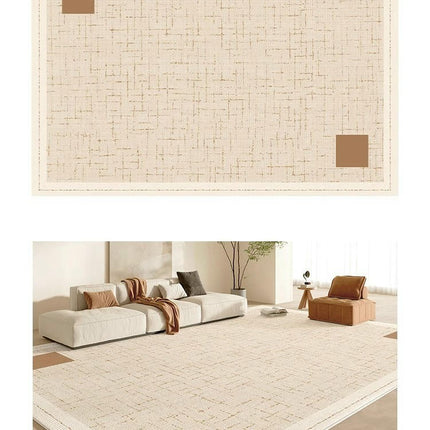 Rugs for Room Decor Indoor Cream Large Area Rug Large Soft Modern Carpet