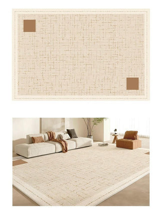 Rugs for Room Decor Indoor Cream Large Area Rug Large Soft Modern Carpet